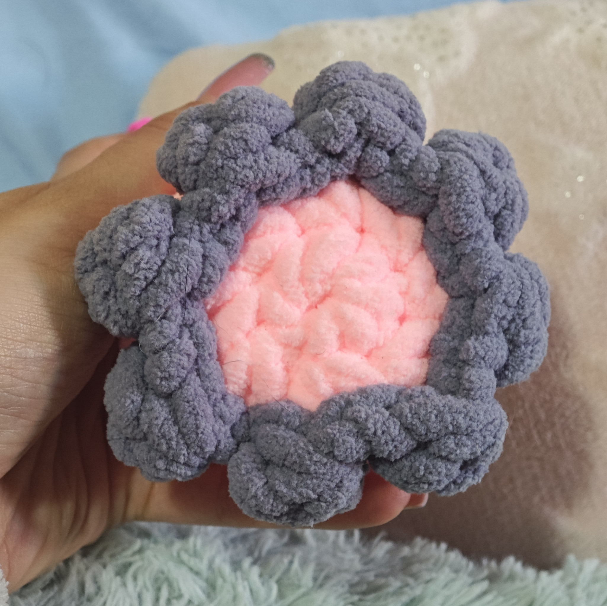 Baby Octopus crochet keychain